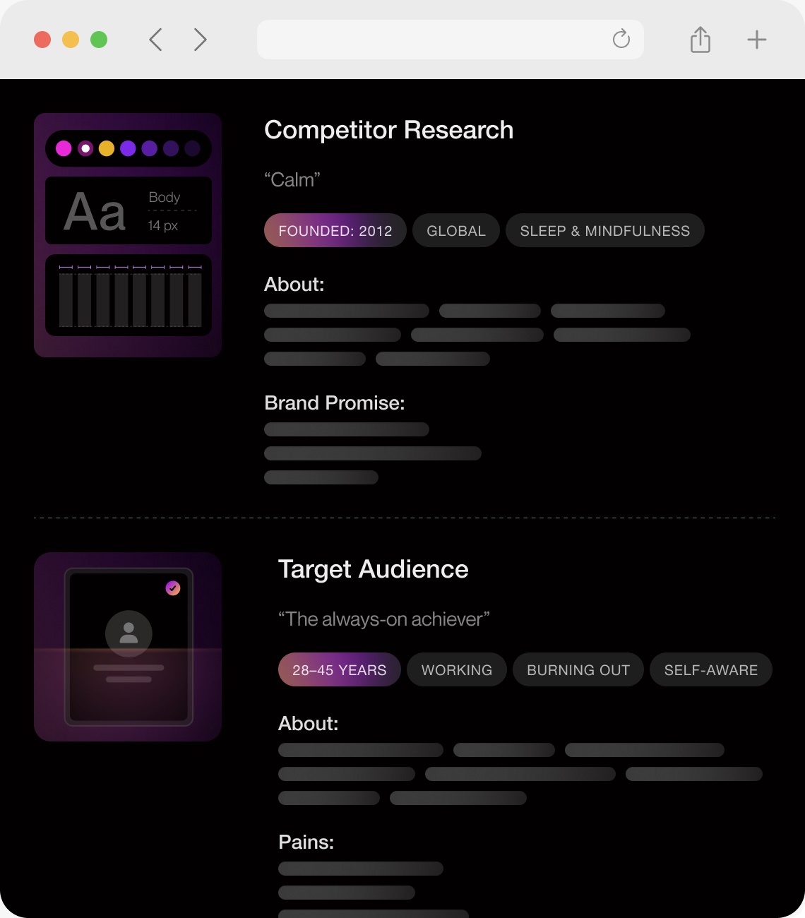 Research-backed positioning