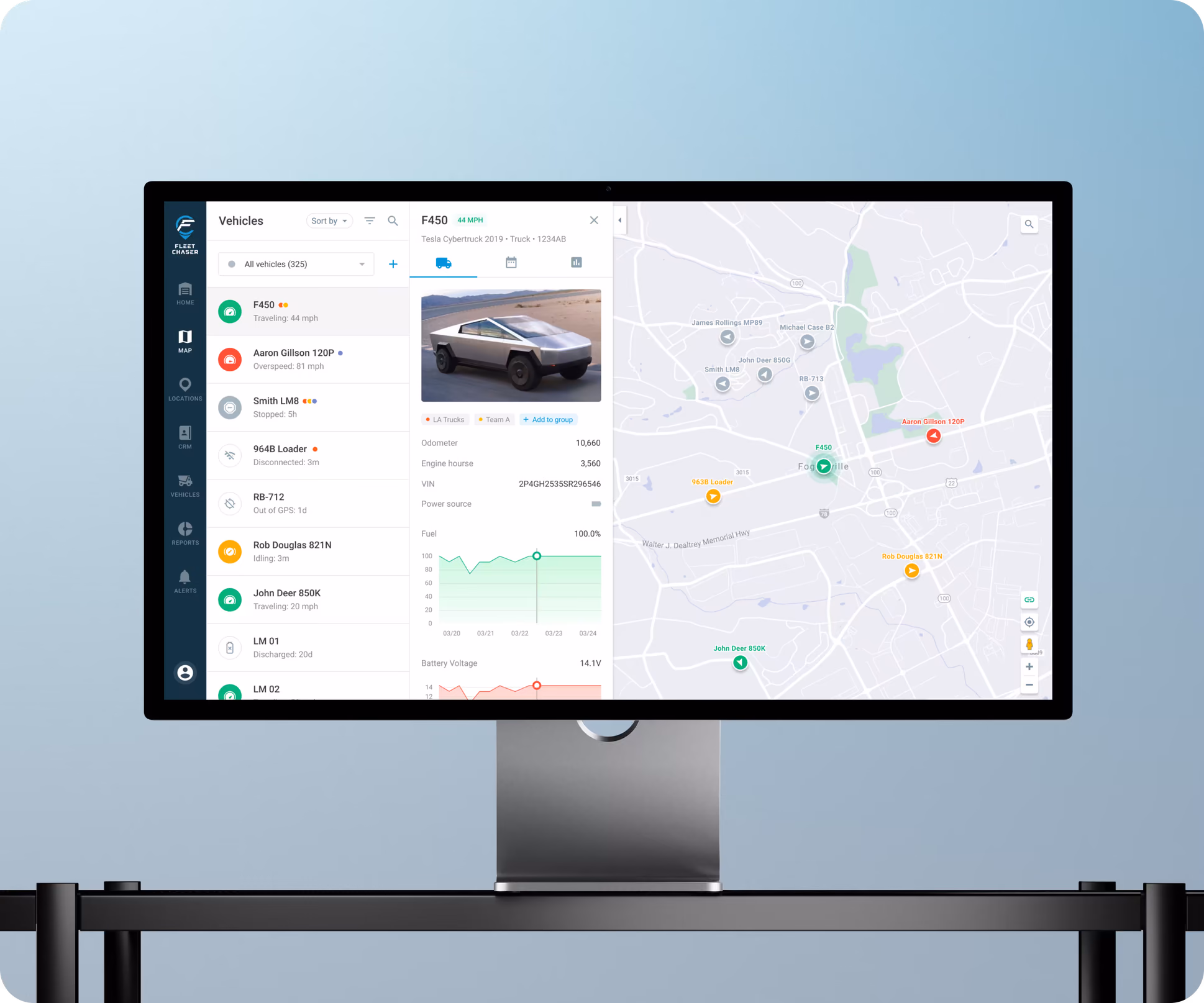 FleetChaser - fleet management platform