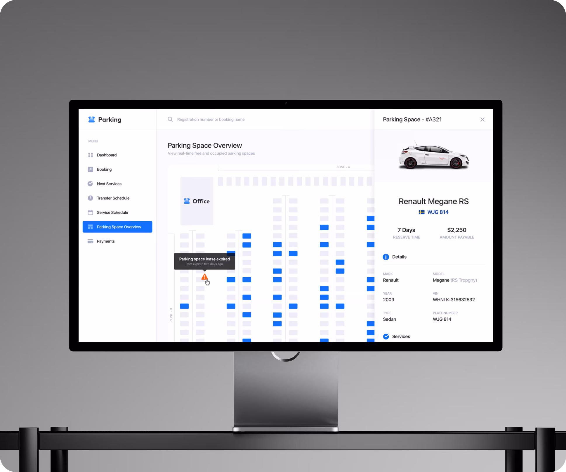 Parking System - airport parking platform